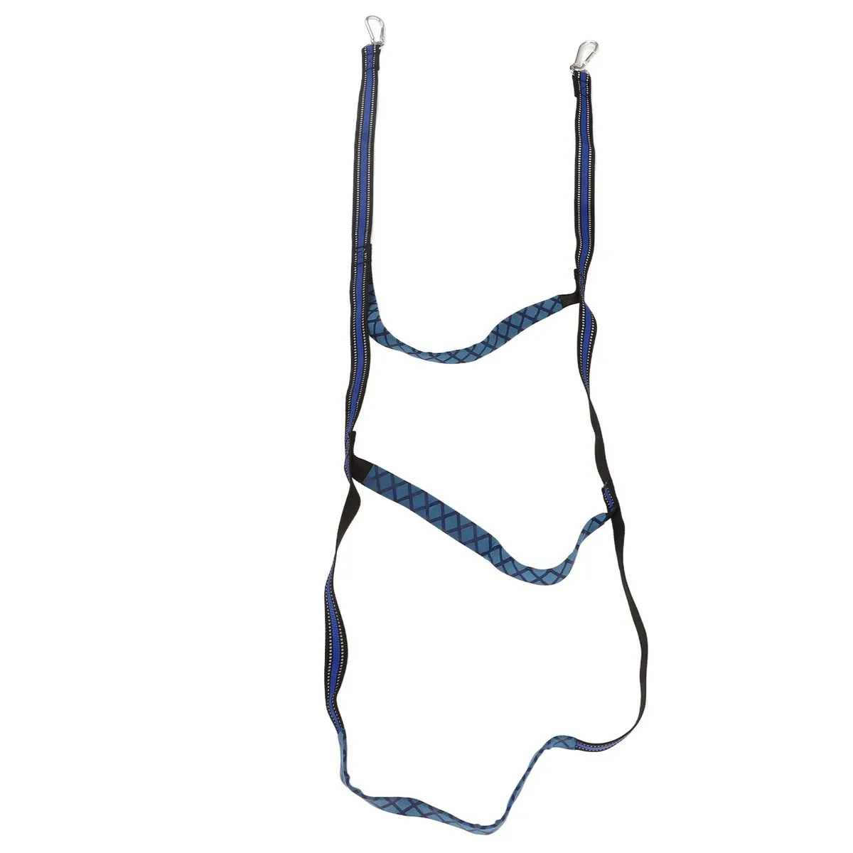 Generic Marine Boat Rope Ladder 3 Step Blue Portable Foldable