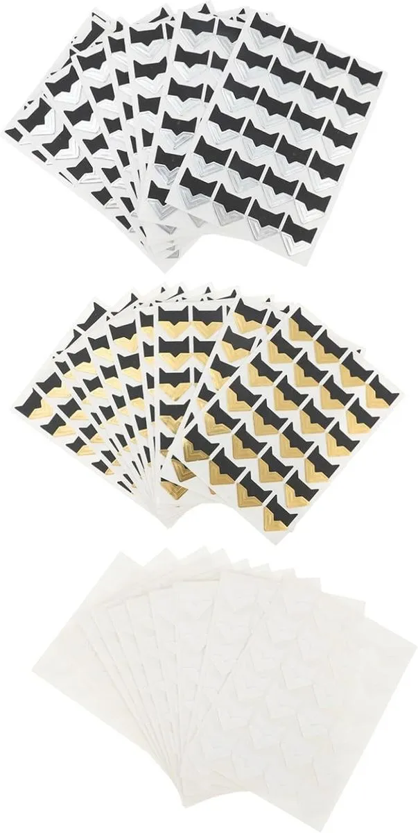 720pcs Self-Adhesive Photo Corners for Scrapbooks Memory Albums Easy
