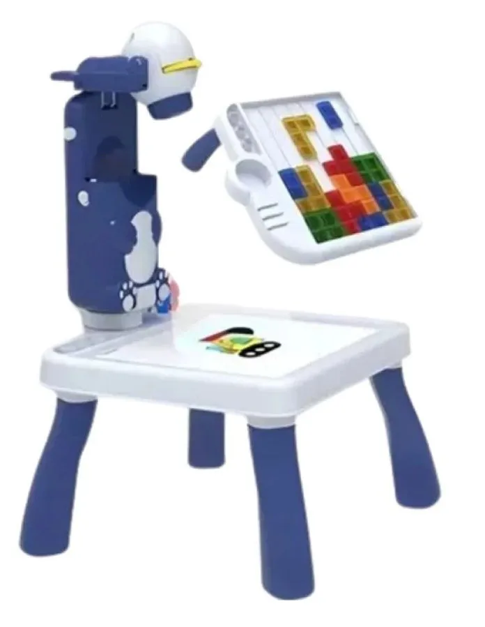 Kids Drawing Projector Table Set