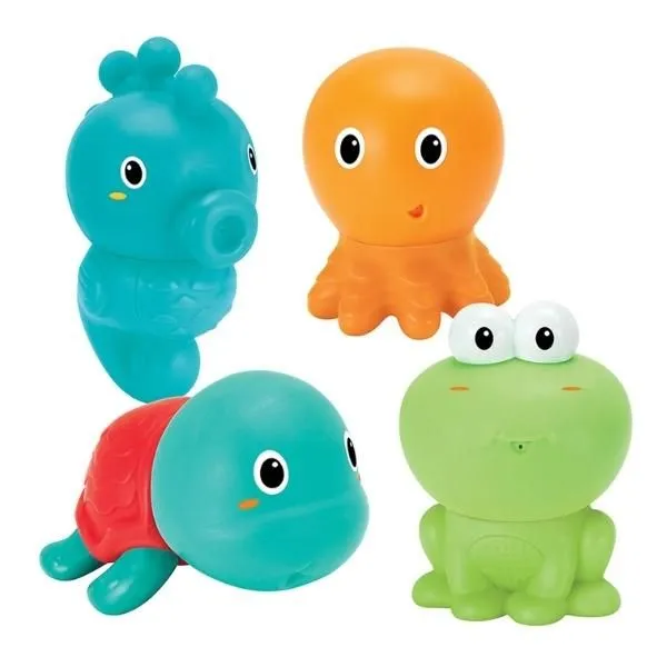 Infantino Senso Bath Toys - Plug and Squirt