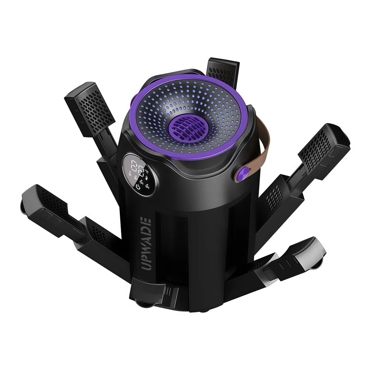 Electric Boot Shoe Dryer - 6-Arm Foldable Heater with UV Sterilization