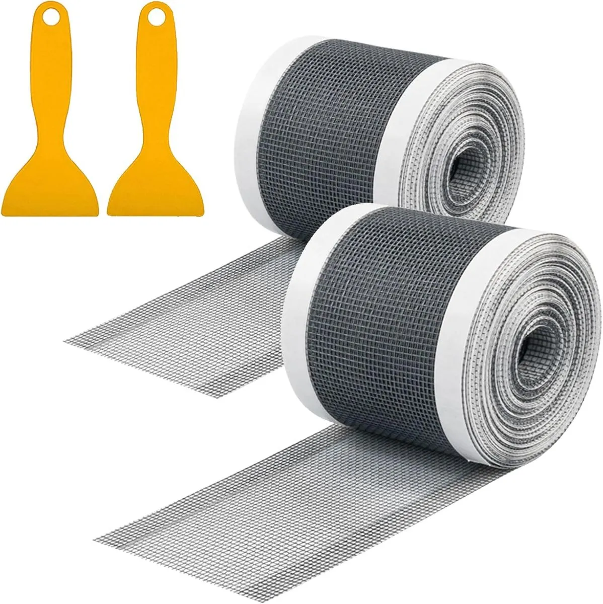 Disposable Shower Drain Hair Catcher Mesh Stickers for Bathroom with Tool