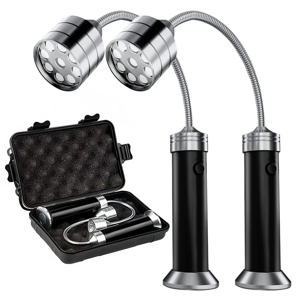 2pc LED Braai Lights LED Grill BBQ Light Grill BBQ Magnetic Base Lamp