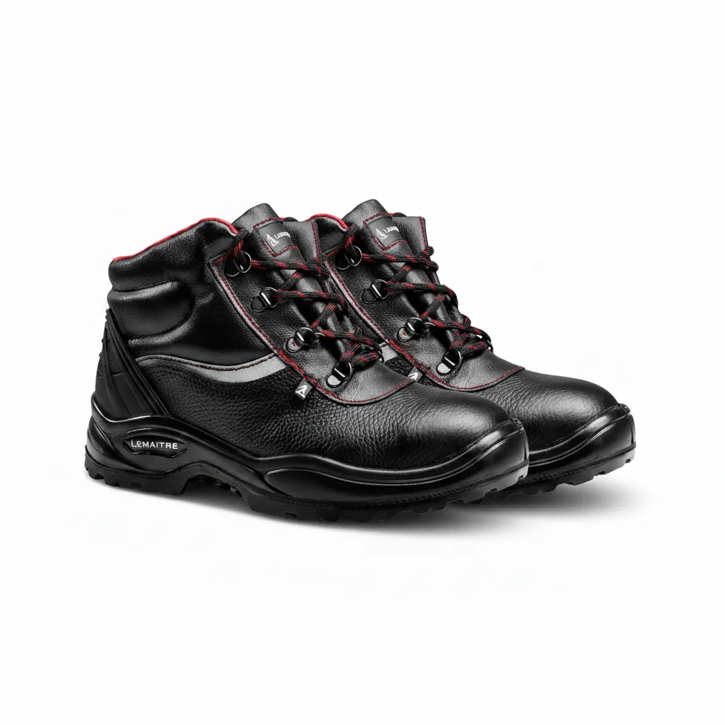 Lemaitre - Maximus Black Safety Boots with Composite Toe, Size 6 - 2 Pack