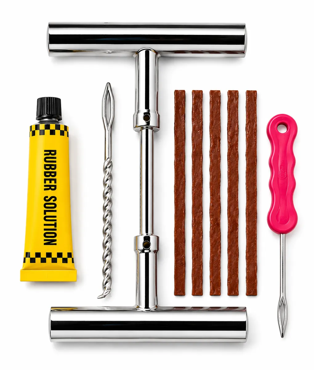 Heavy Duty T-Handle Tool Set for Emergency Flat Tire Fix