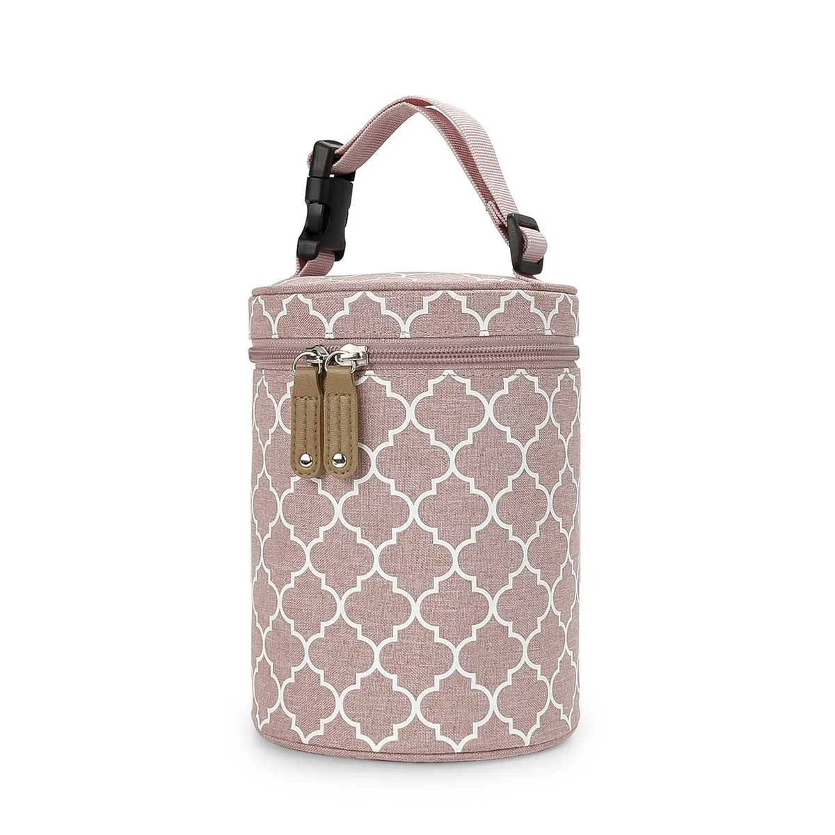 YB Sparkle - lnsulated Baby Bottle Bag for Travel and Storage - Pink