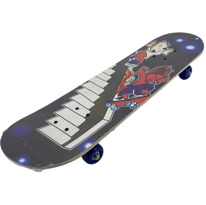 Beginner Gorilla Street Skateboards -70cm - Blue, White