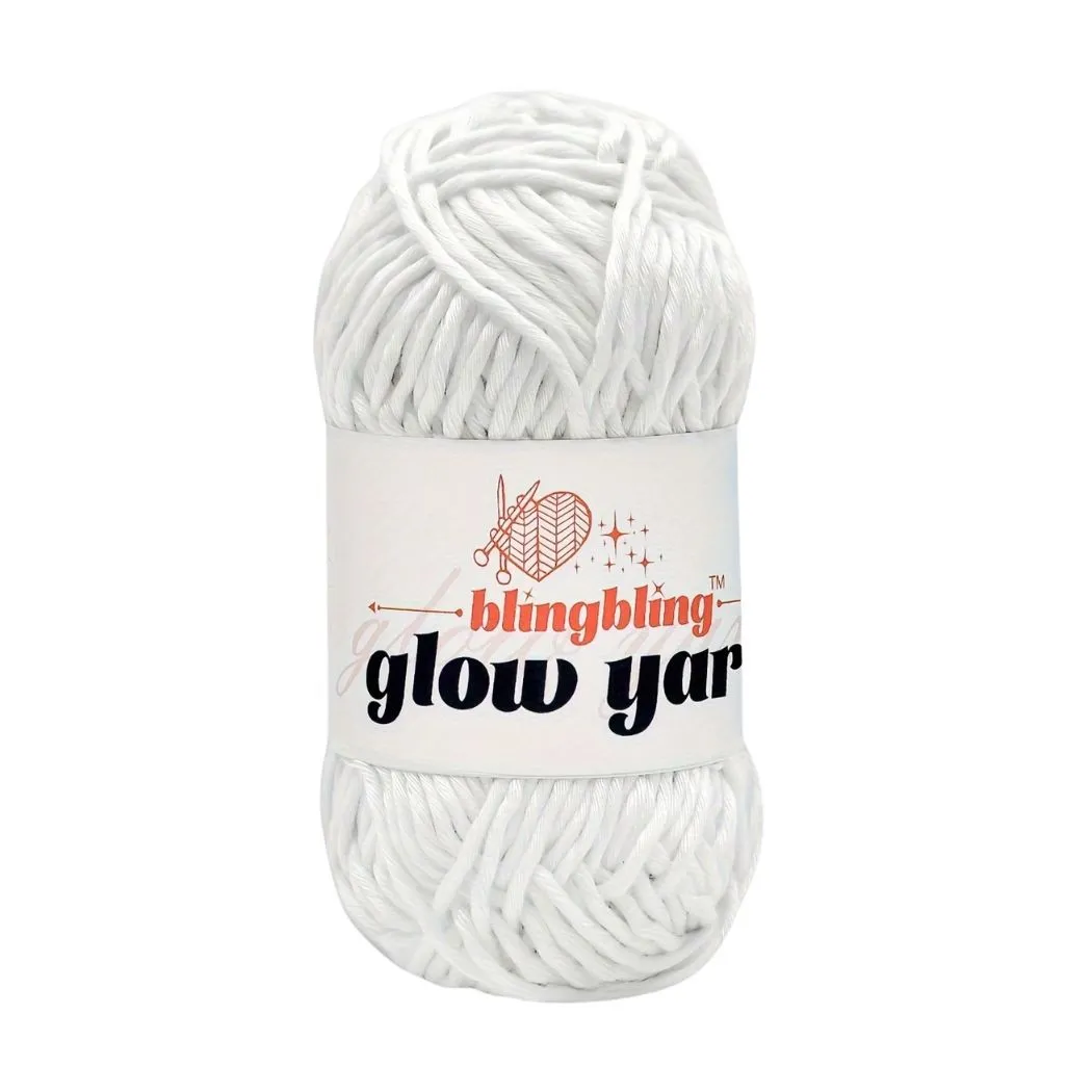 Glow-in-the-Dark Yarn - White
