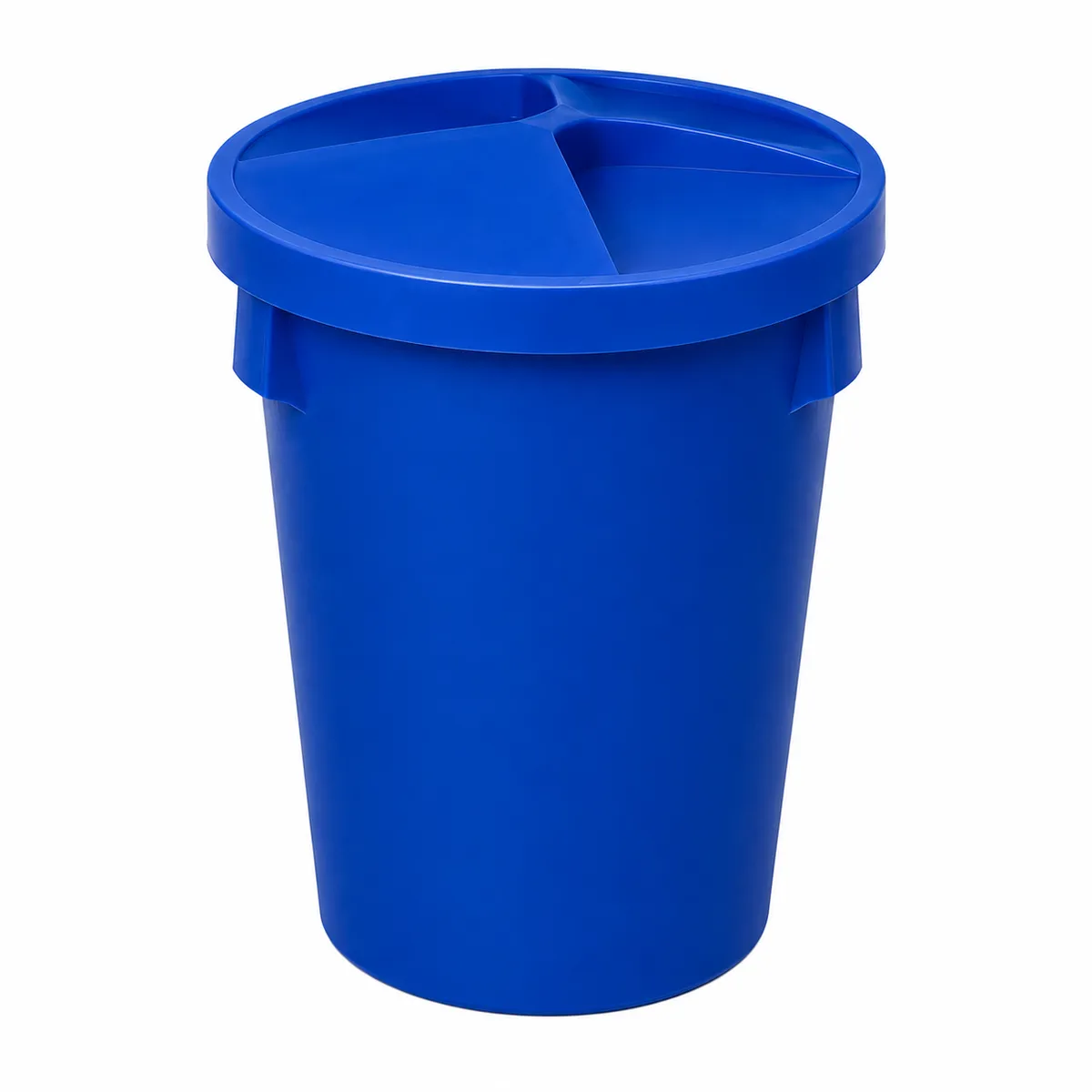 Multi-Purpose Plastic Storage Bin with Lid - 85L - Blue