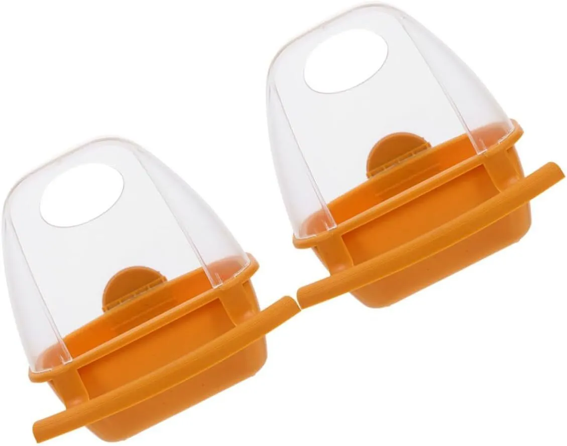 2 Pack Hanging Bird Food & Water Feeders