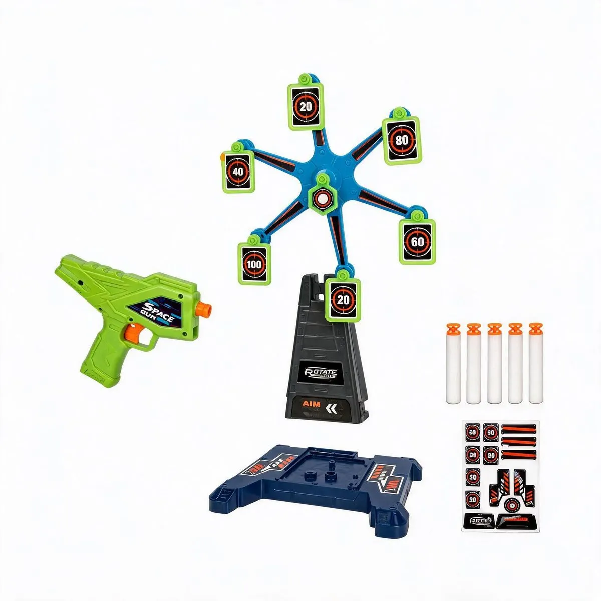 Magnetic Levitation Target Glow-in-the-Dark Shooting Toy
