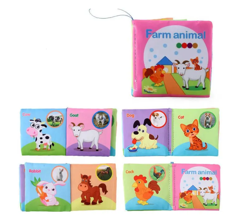 A Set of Textile Sensory Books, Suitable for Infants