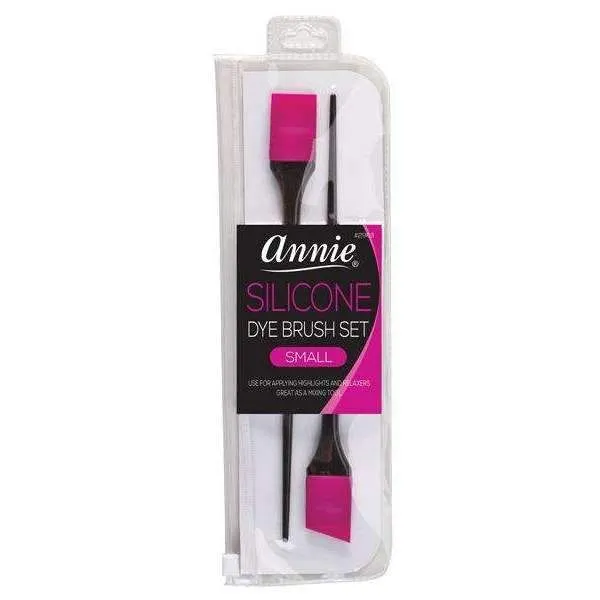 ANN02963 - Annie - Silicone Dye Brushes Small Pink - 4 Pack
