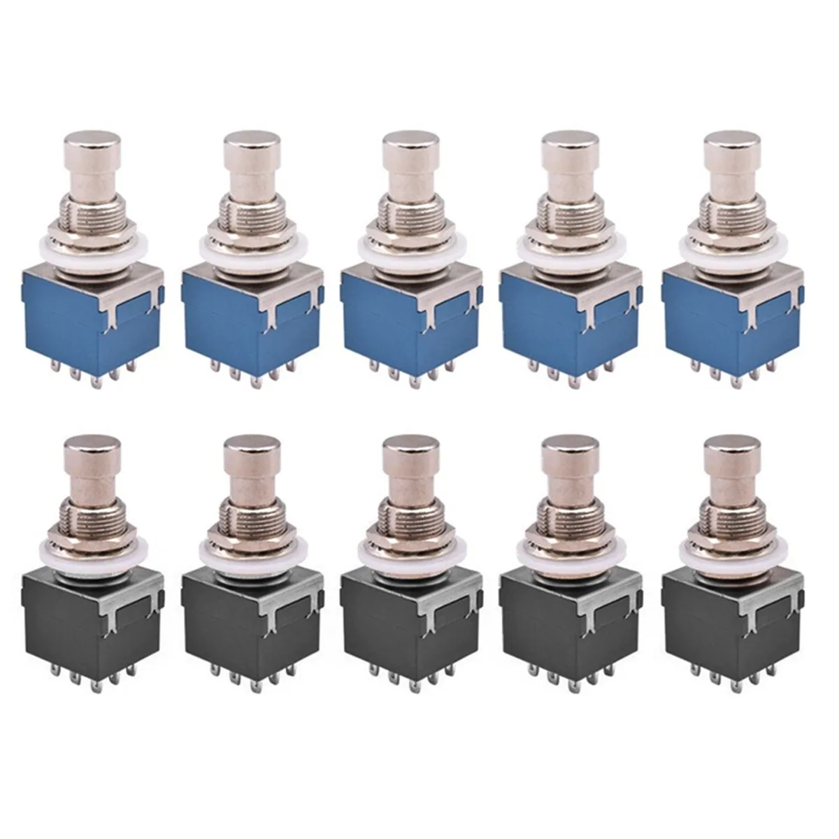 10 Pieces 3 PDT Guitar Effects Stomp Switch Guitar Foot Switches