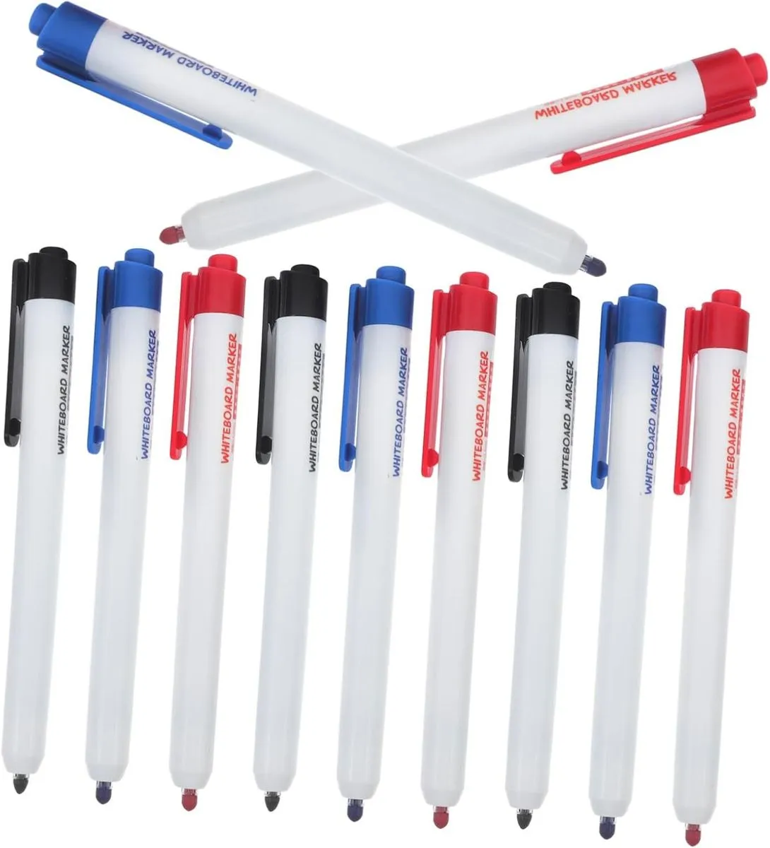 12pcs Erasable Dry Erase Markers for Whiteboard Board for Classroom Office