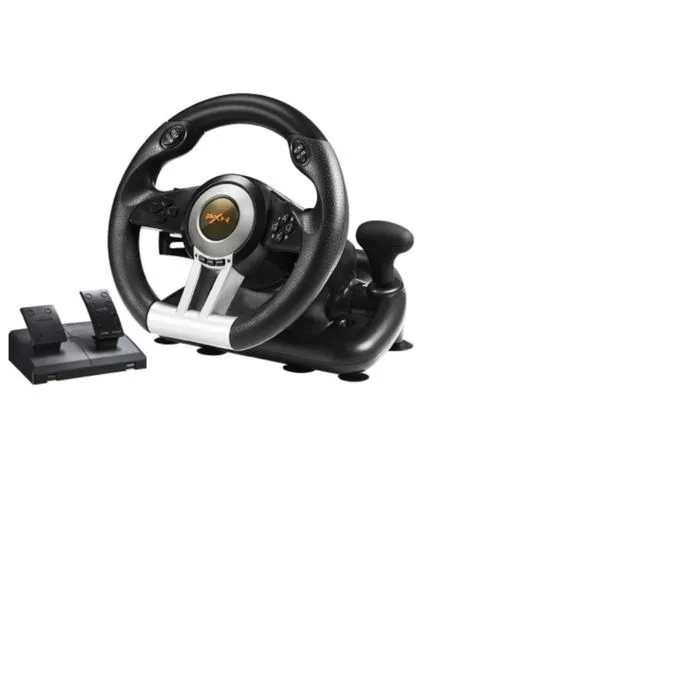 PXN V3 PRO Premium Racing Steering Wheel For /PS4/PS3/Xbox One/PC - Black