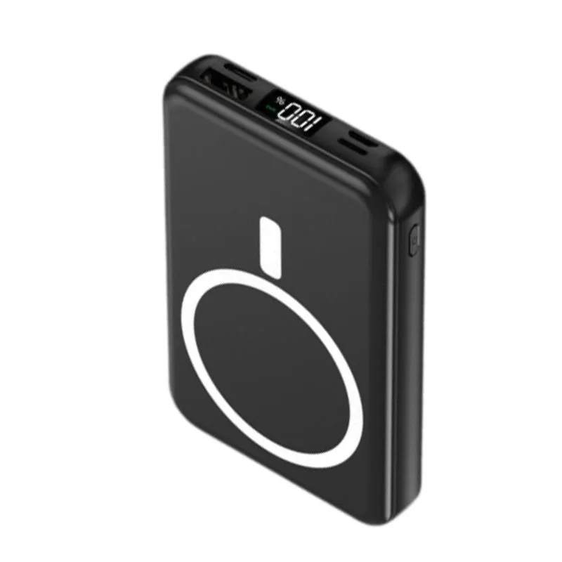 10000mAh Magnetic Power Bank - Black