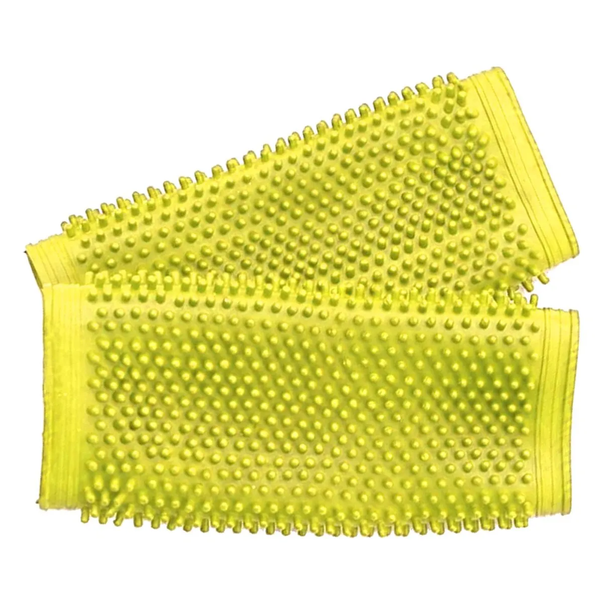 Slip Resistant Rubber Motorcycle Hand Grips for Electric Bikes Yellow 2PCS