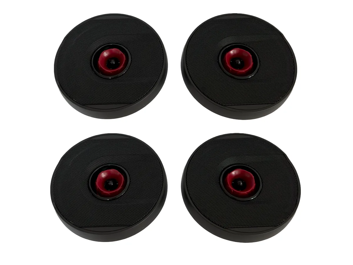 Powerbass PRODRIVE-650 6.5" 1000W Tweeter & Mid Bass Speaker - 4 Pack