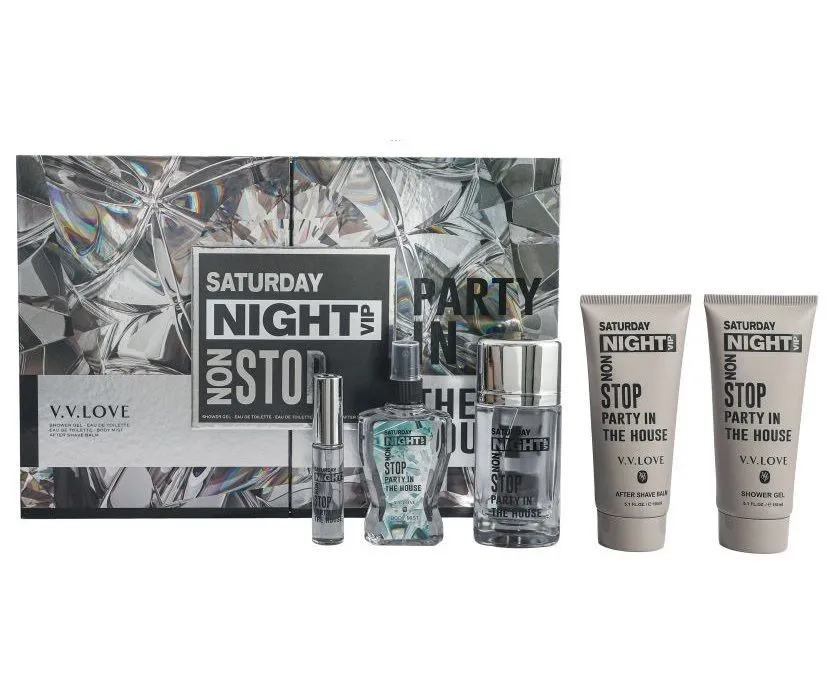 Saturday Night VIP Silver Edition Men's Fragrance Collection
