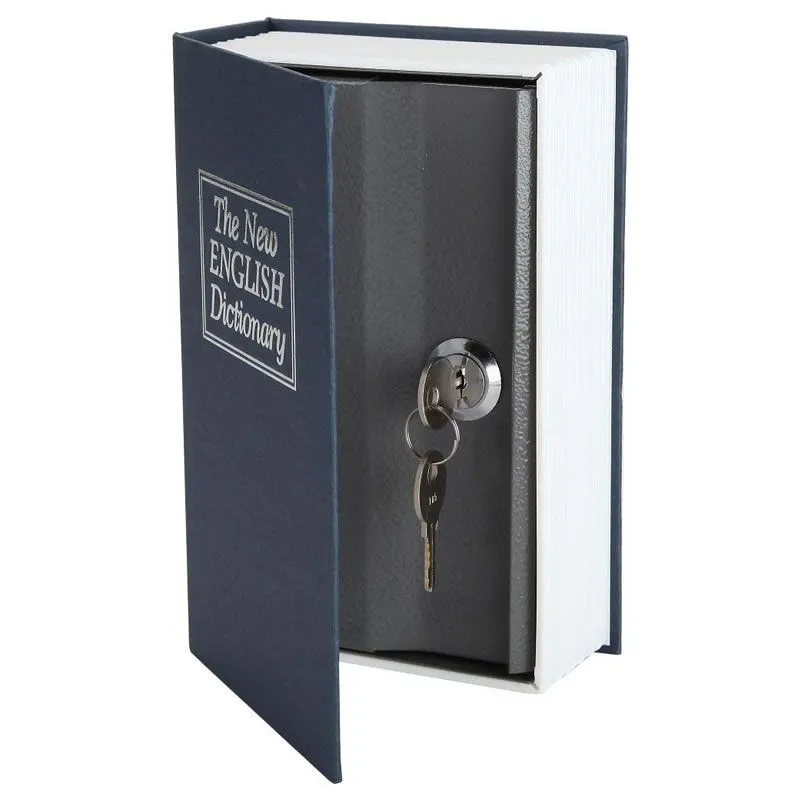 Portable Dictionary Lock Box Safe