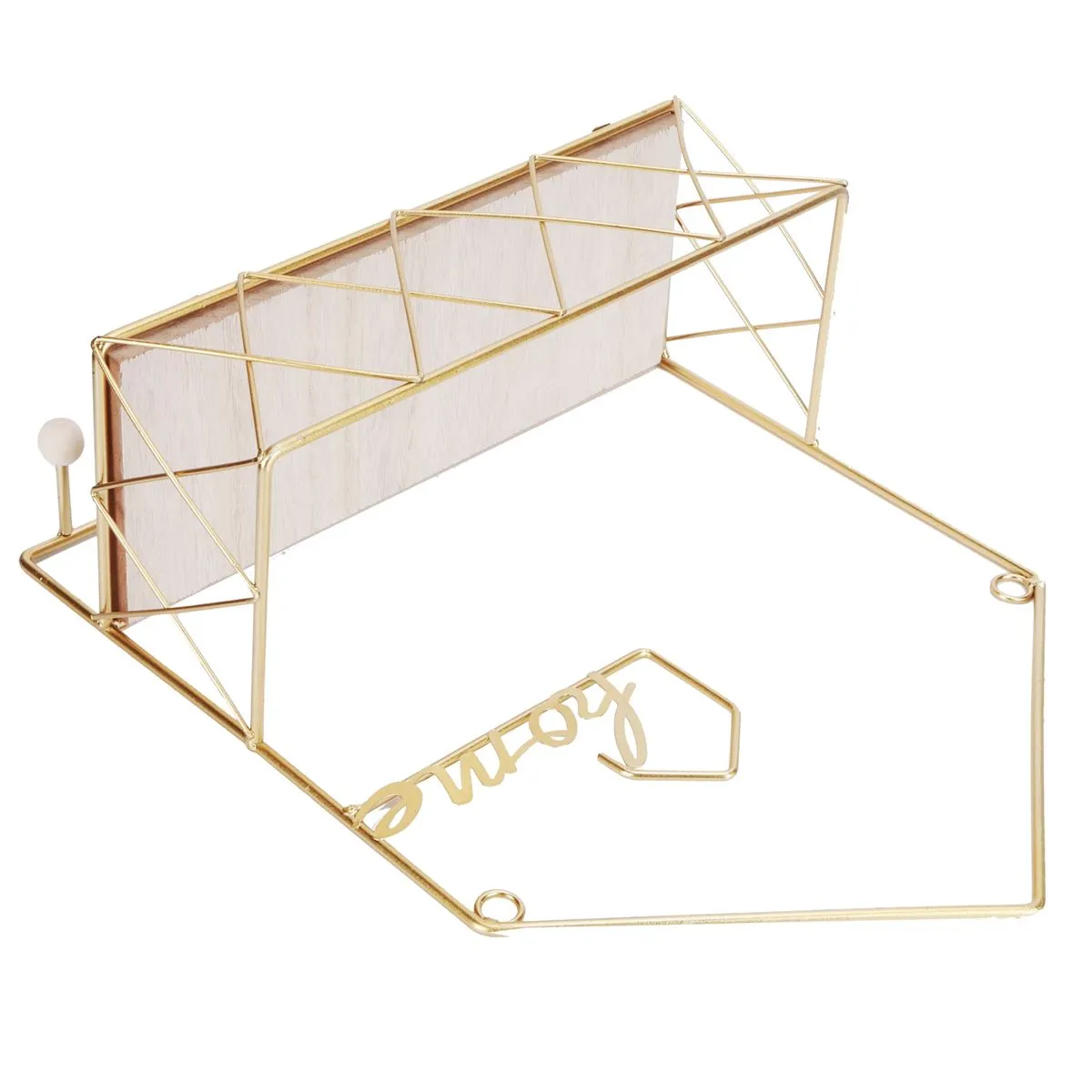 Wall Shelf with Hook Compatible with Home Storage