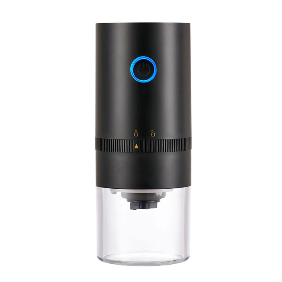 Electric Coffee Grinder - Portable and Rechargeable - Black