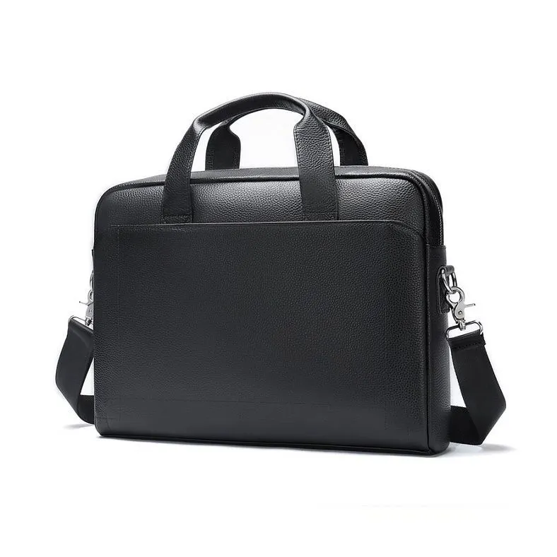 Tuff-Luv Genuine Leather Laptop Bag-Fits Laptops 13"/14"-15.6"