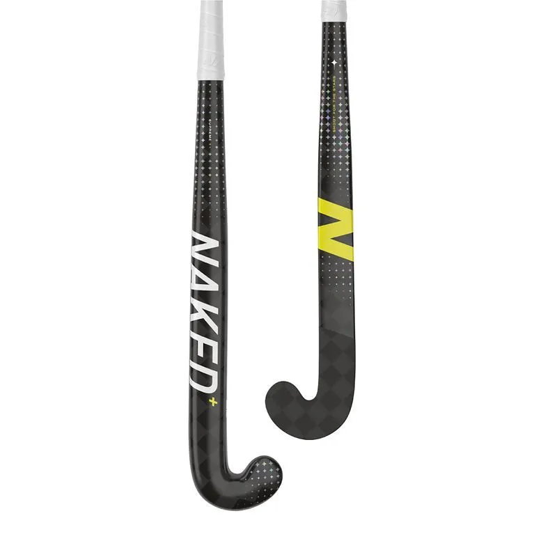 Supreme Plus Hockey Stick - Black/Yellow Size 37.5