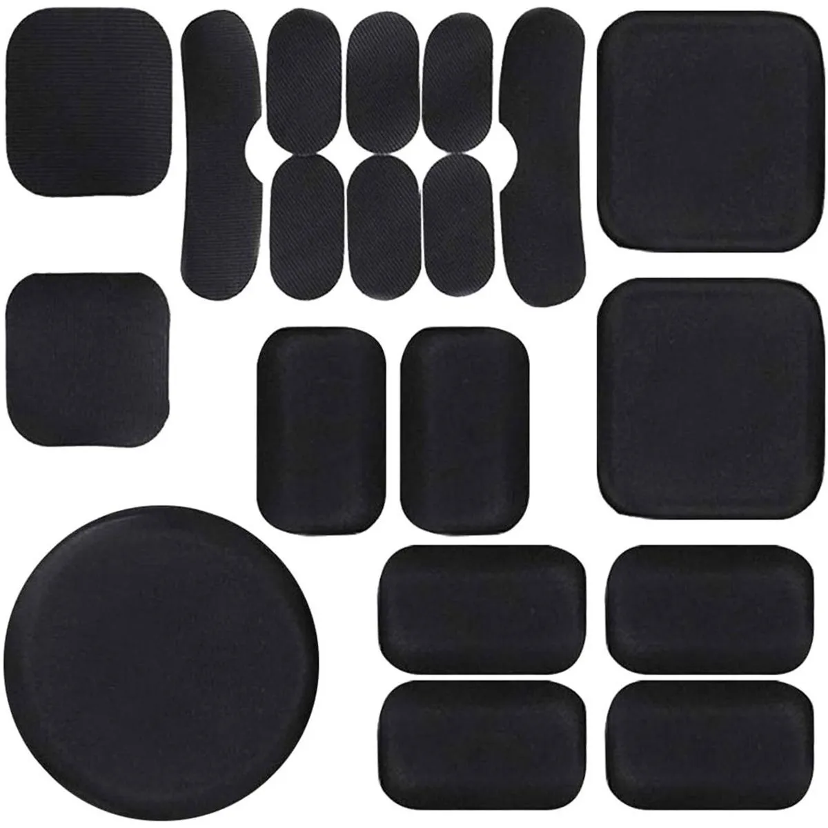 19-piece Tactical Helmet Pads Set Foam Liner Replacement for Airsoft Helmet