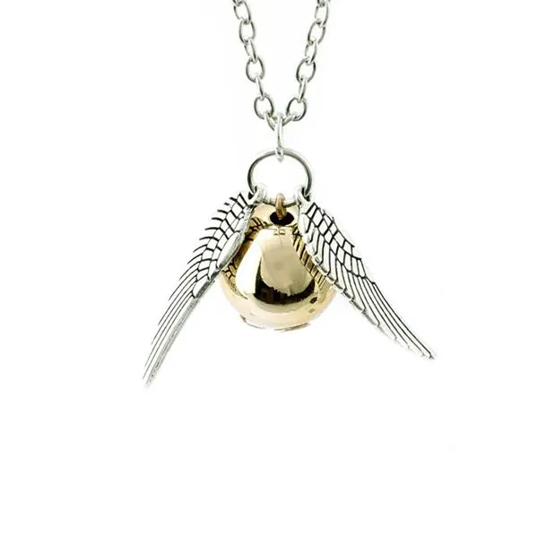 Harry Potter Pendant Necklace Antique Bronze Snitch