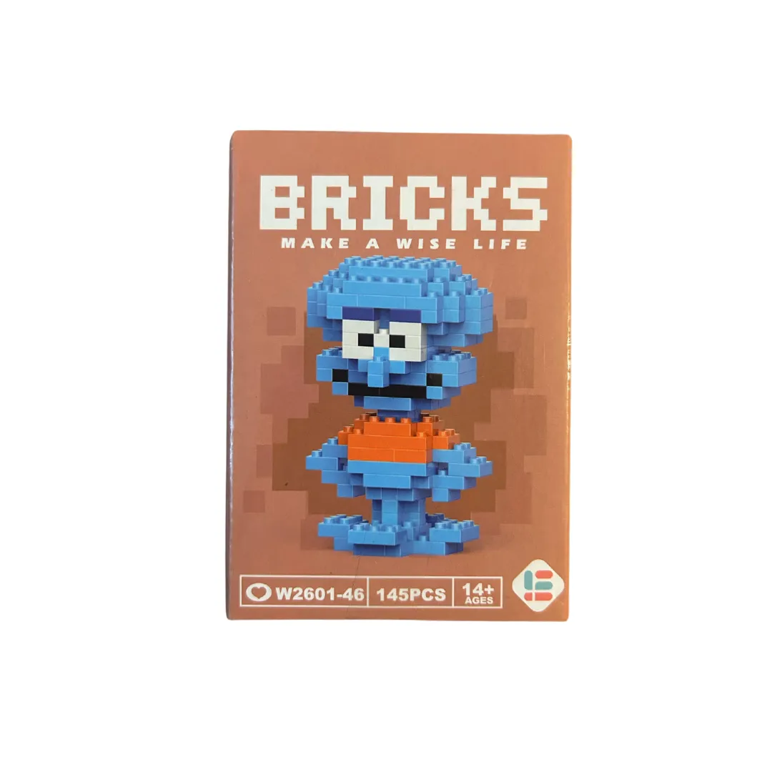 Bricks - Mini Figure SpongeBob Squidward Tentacles Building Blocks