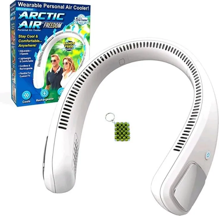 Arctic Air Wearable Personal Air Cooler - Additional Free Free Key Holder