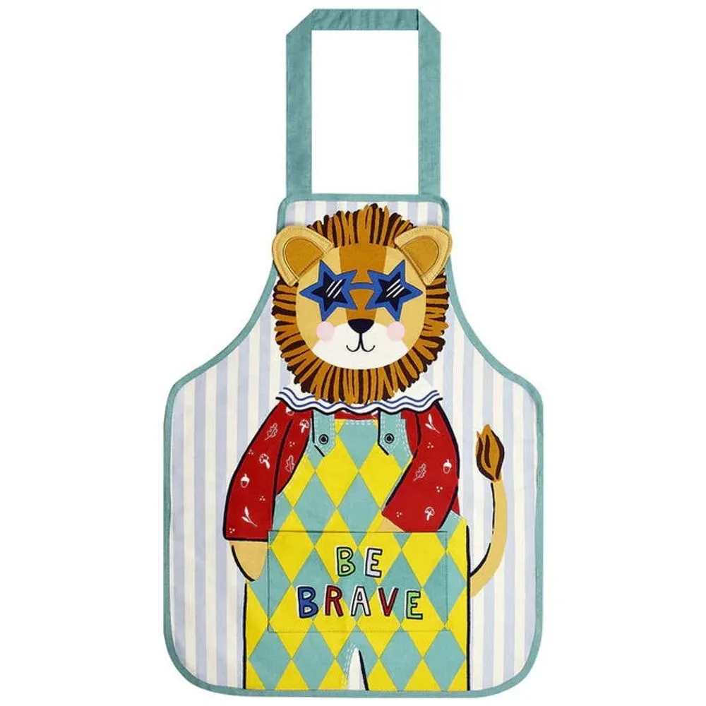 Ulster Weavers Kids Shaped Apron Leon Lion 100% Cotton Wipe Clean