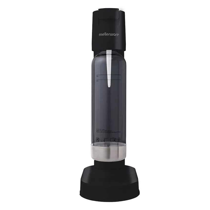 Mellerware Soda Maker Plastic Black 835ml CO2 "InstaFizz"