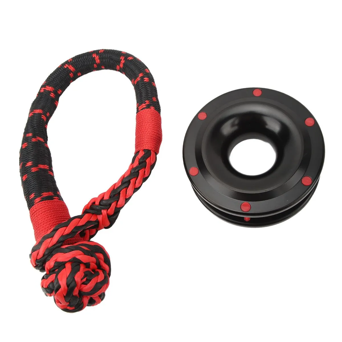 22000lbs Rope Retention Pulley & Soft Shackle Combo