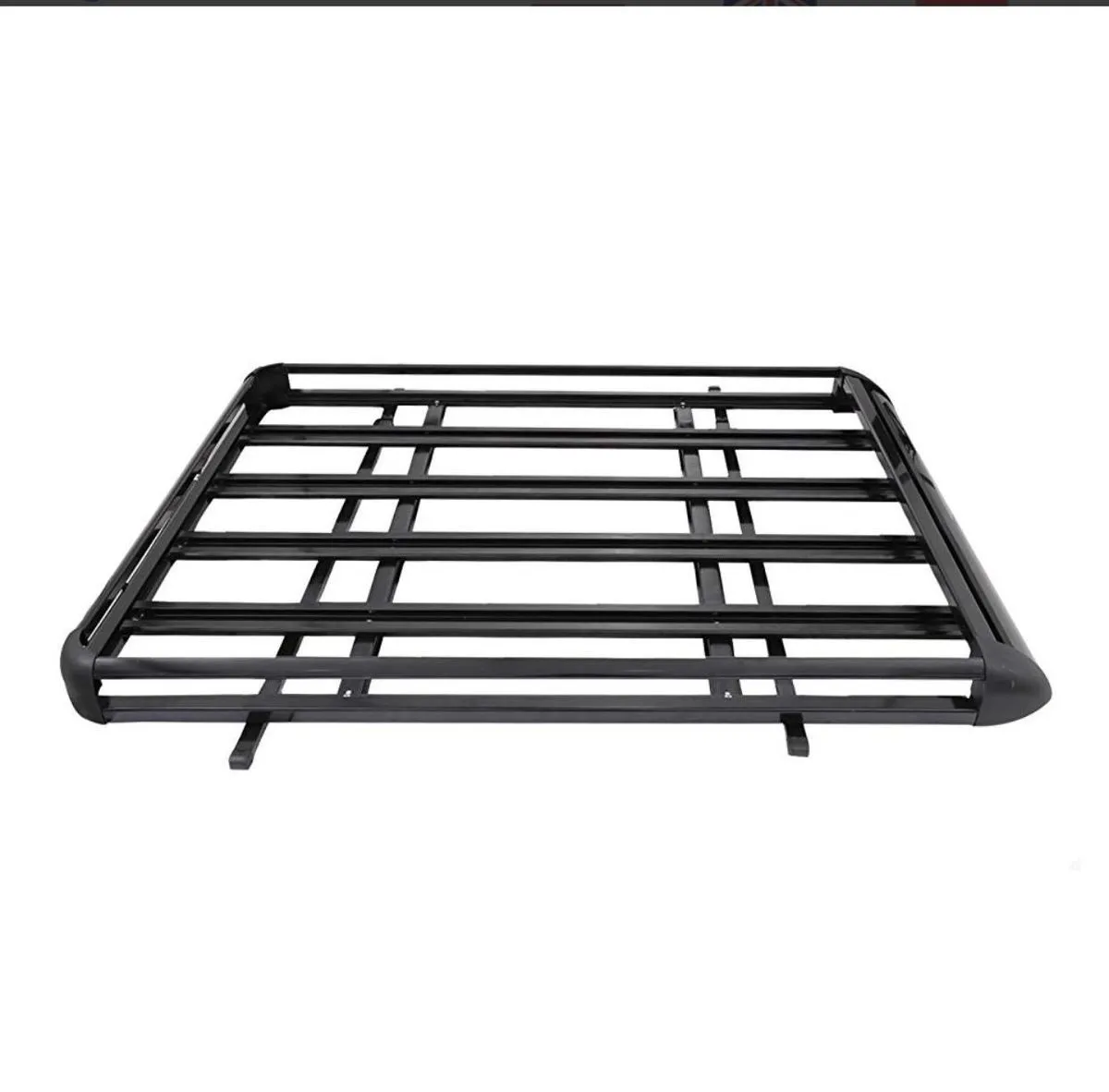Aluminum Extended Roof Rack - Black, Silver