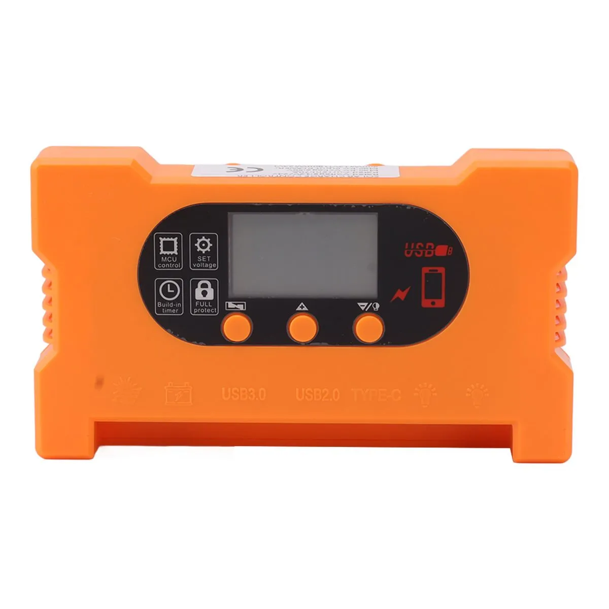 70A Solar Charge Controller Dual USB Type C Fast Charging