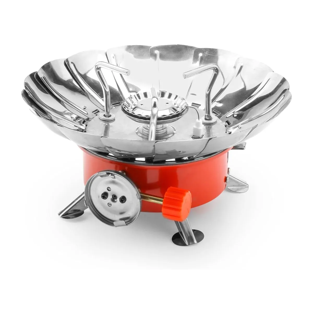 Portable Lotus Large Camping Stove - Ultra-Lightweight Windproof Stove