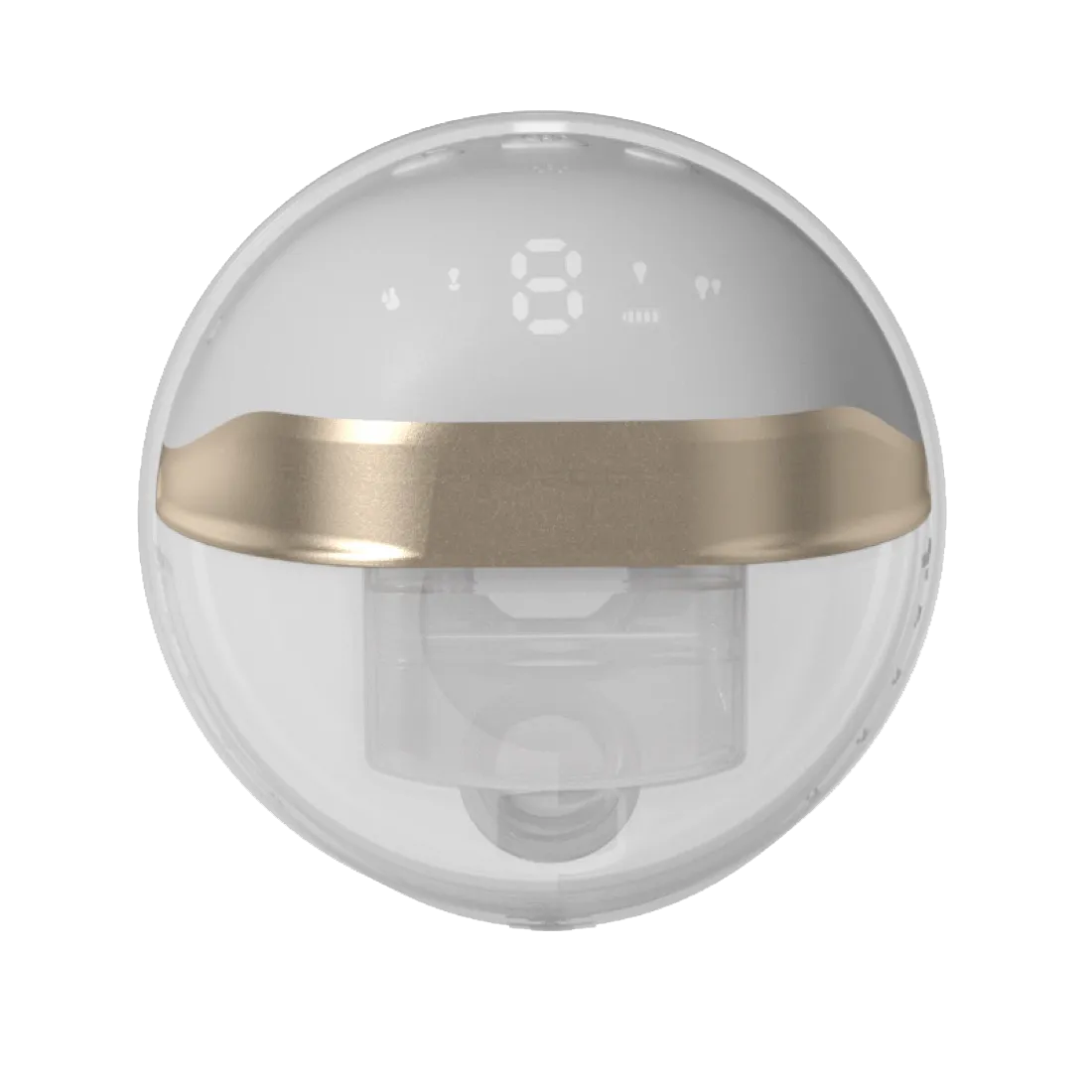 Elegant Wearable Electric Hands-Free Breast Pump - Gold