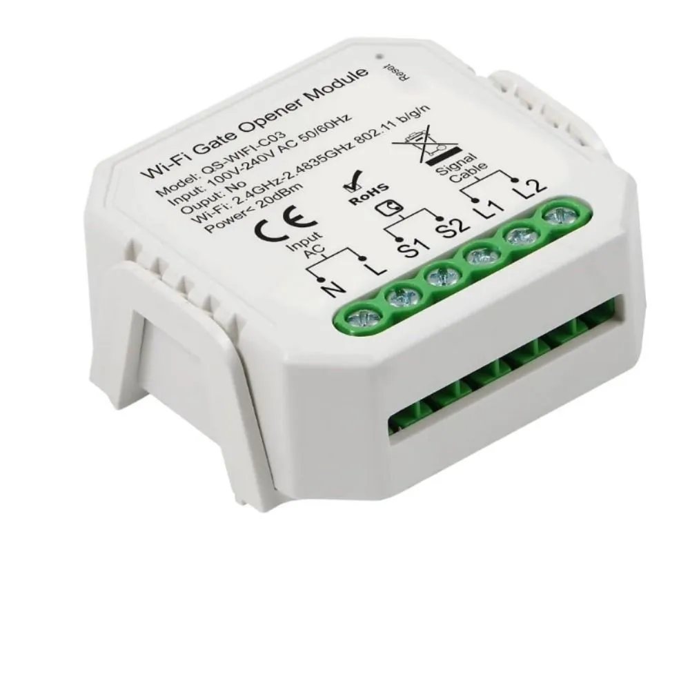 WiFi GarageDoor Opener ControllerMobilephone RemotelyAPP Control Compatible