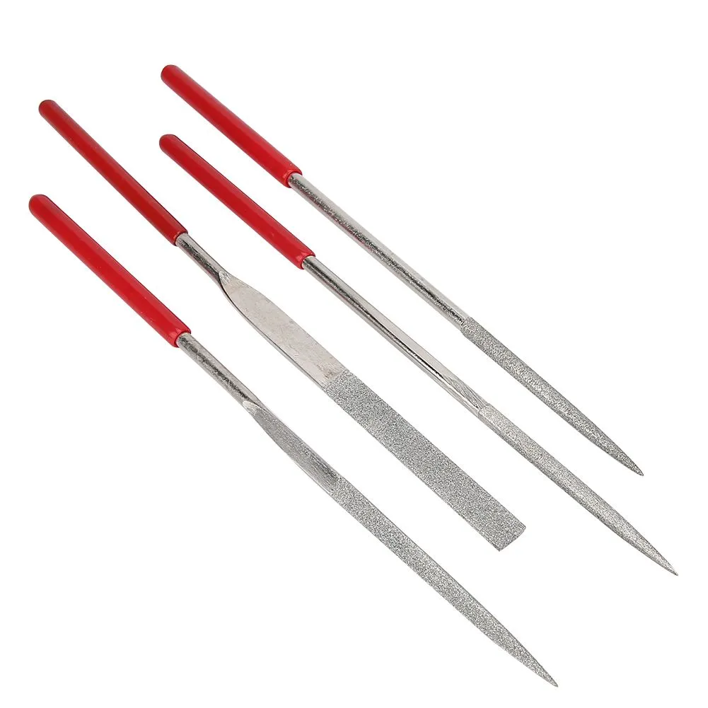 Set 4 Files for Jewelry Polishing Wood Carving
