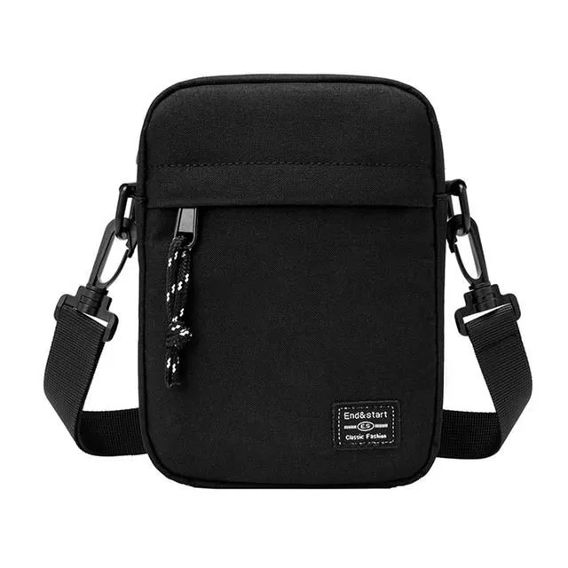 Sports Bag Casual Messenger Shoulder Bag-Black
