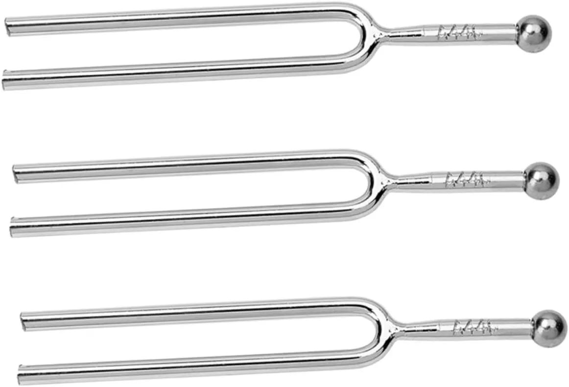 3pcs Stainless Steel Tuning Forks for Violin Piano Guitar Erhu Tone Tuner
