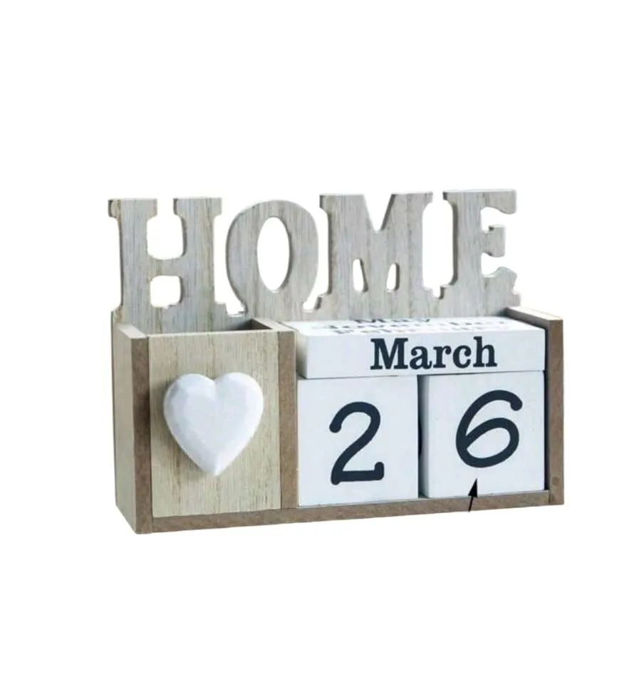 Wooden Desktop Calendar-02
