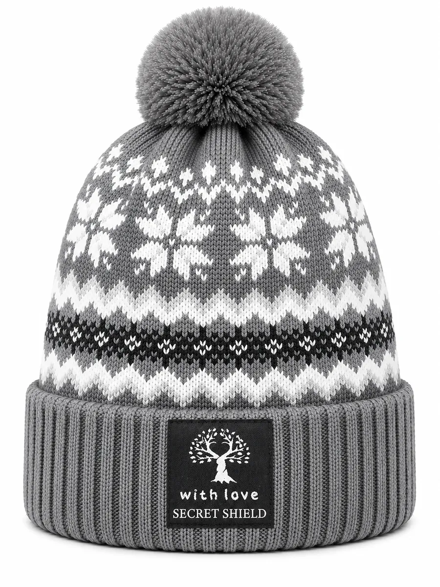 Secret Shield Alpine Comfort Pom-Pom Beanie