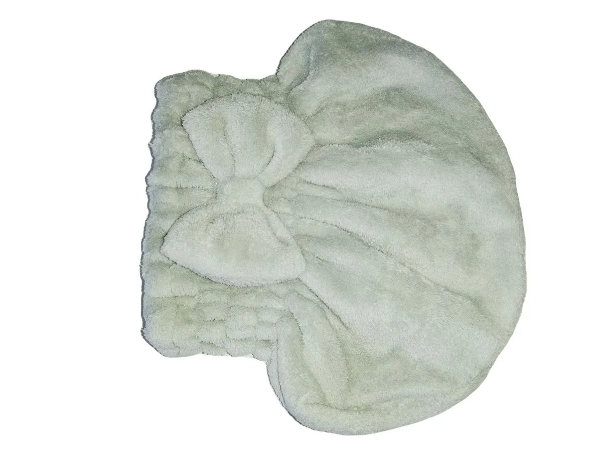Water Hair Dry Cap - Baby Grey