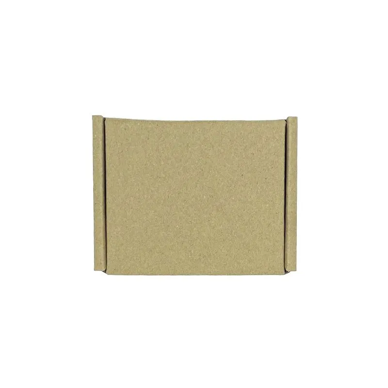 Brown Kraft Shipping Boxes - Small Corrugated Brown Mailer Box - 9x7x3cm