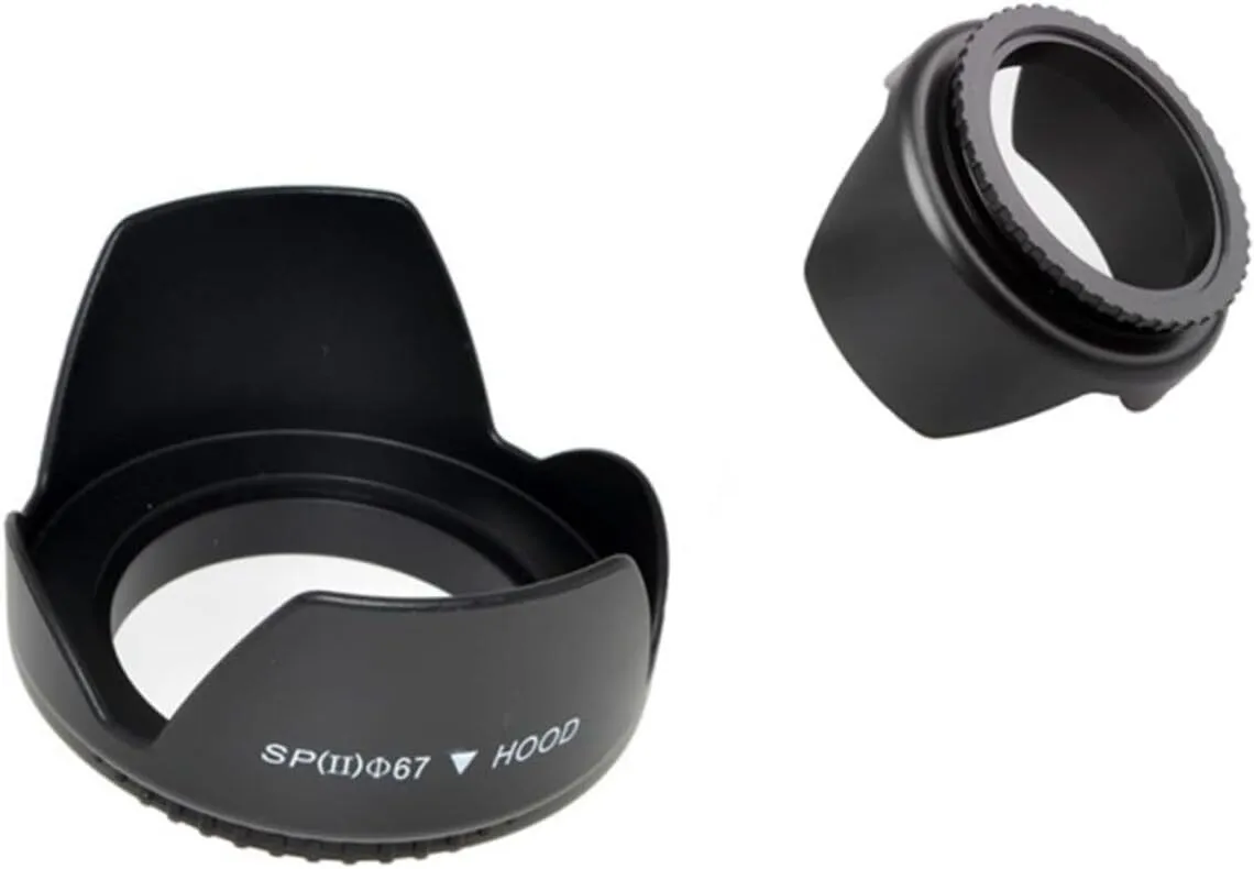 DSLR Camera Lens Hood Tulip Design for Olympus More Prevents Glare
