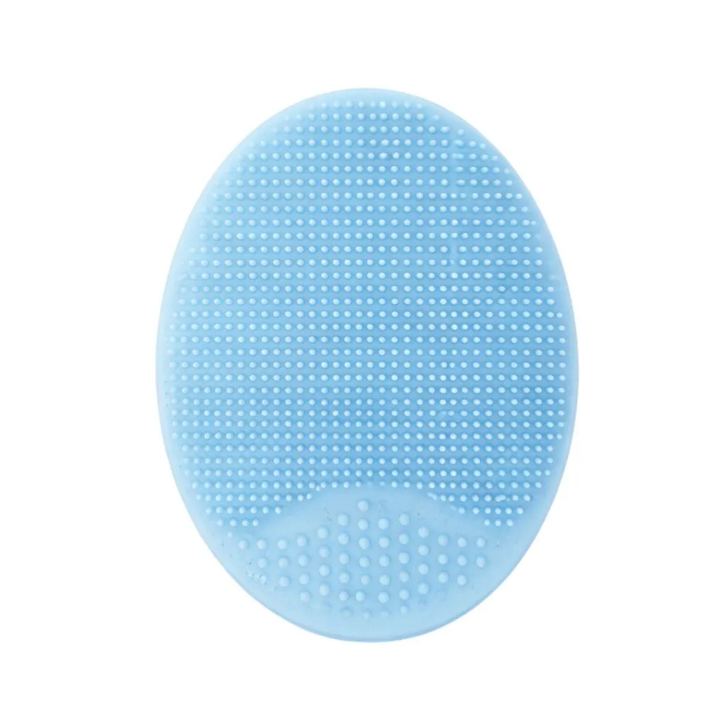 2 Pack - Silicone Baby Hair Wash And Scalp Massage Brush - Blue